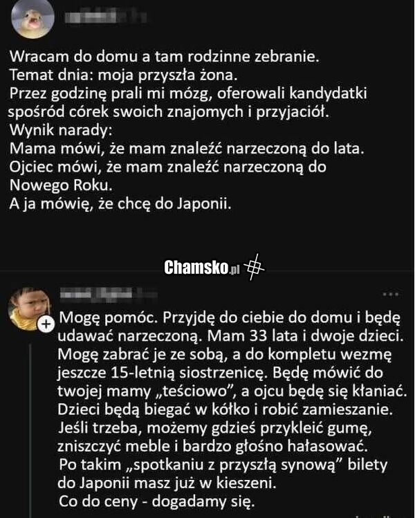 Poszukiwania żony