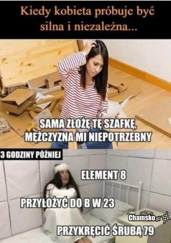 Składanie szafki