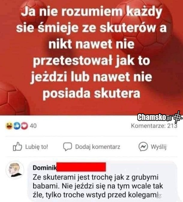 Jazda na skuterze