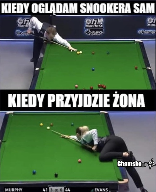 Oglądanie snookera