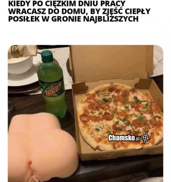 Ciepły posiłek po pracy