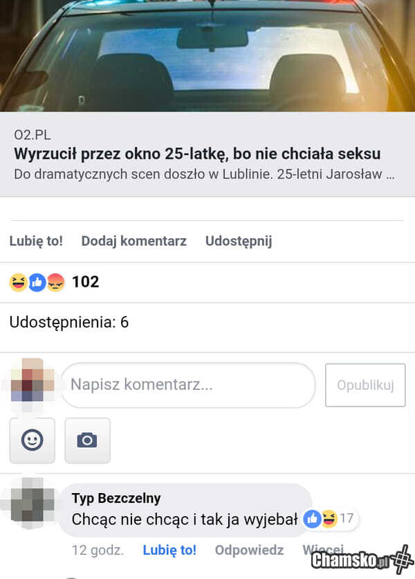 Wyrzucenie przez okno