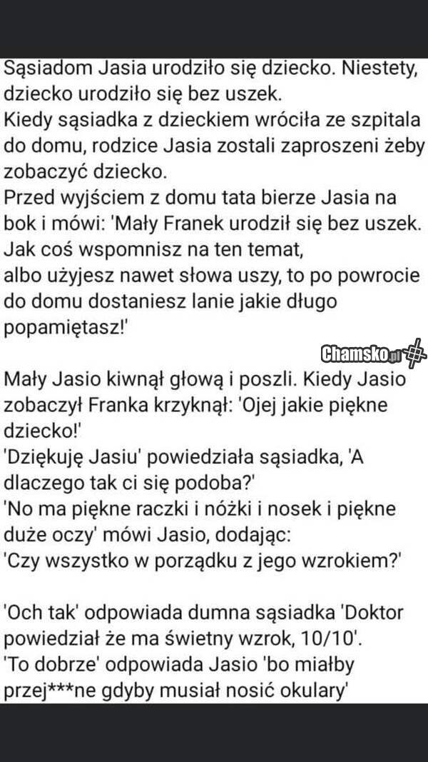 Dziecko bez uszek