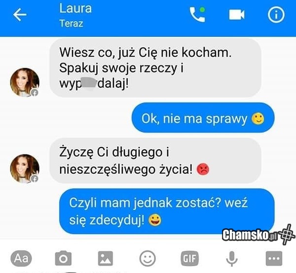 Pakuj się i wyjazd!
