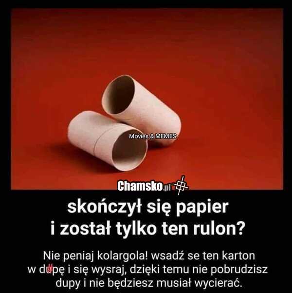 Rada gdy skończy się papier