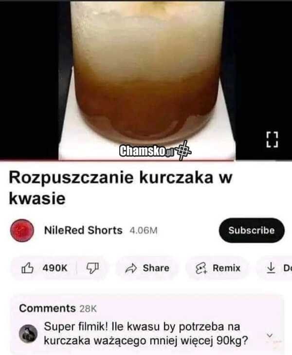 Kurczak w kwasie