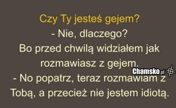 Jesteś gejem?