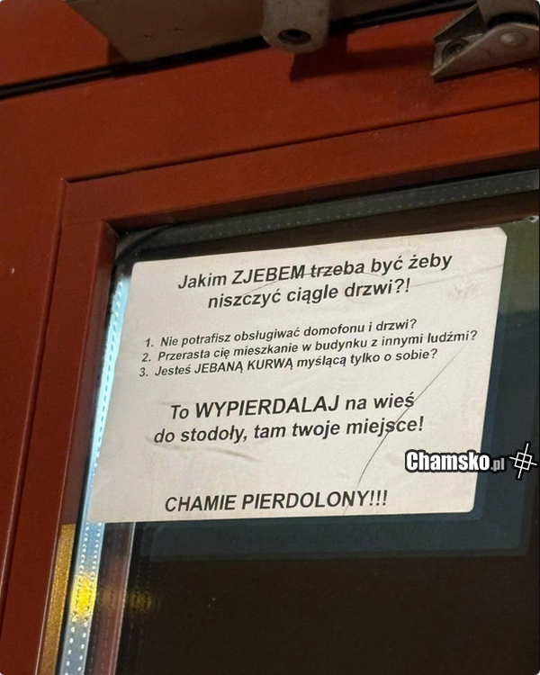 Niszczenie drzwi