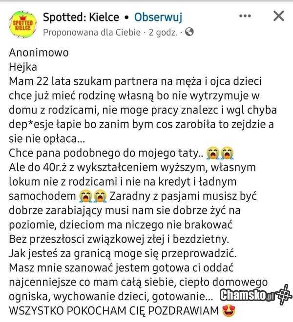 Pewnie się zabijają by się zgłosić