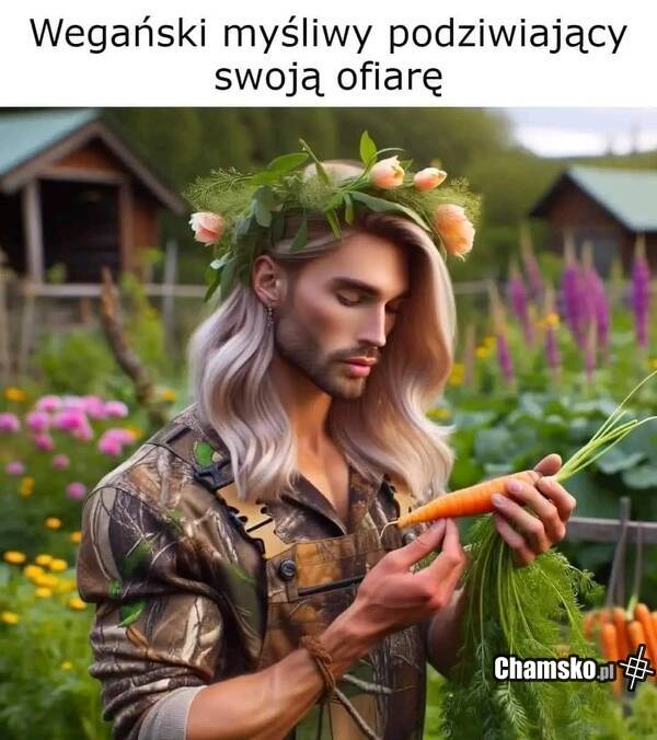 Wegański myśliwy