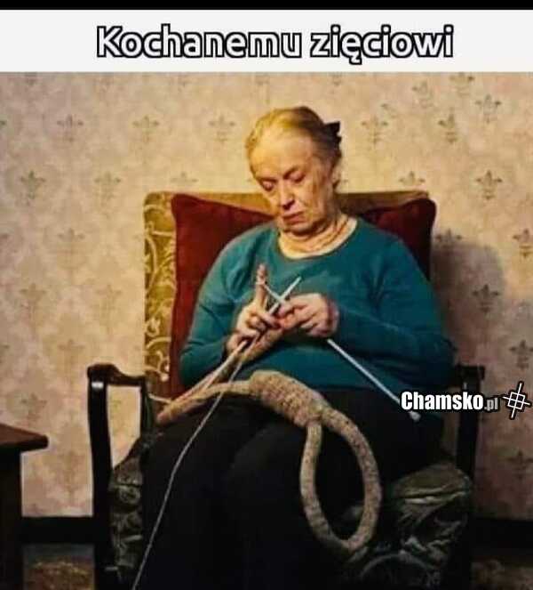 Szaliczek dla zięcia