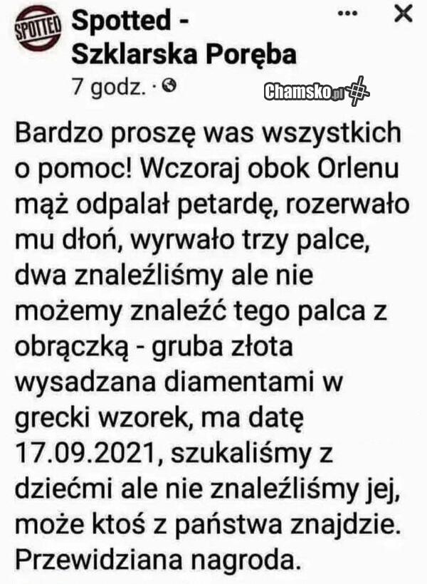 Po ostatnim Sylwestrze też były takie sytuacje?