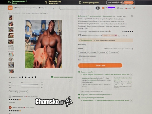 Coraz dziwniejsze te oferty na Temu. Dla fanów Clash Royale...