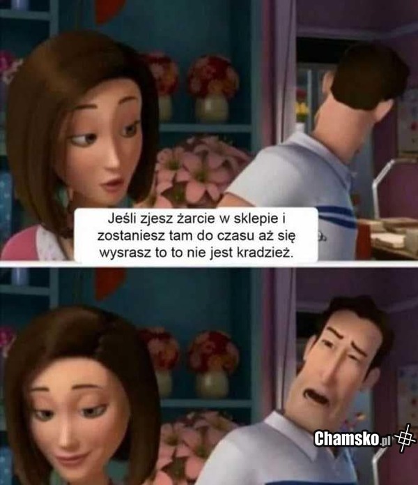 Jedzenie w sklepie