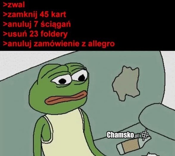 Po zwaleniu