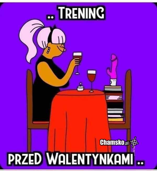 Trening przed walentynkami