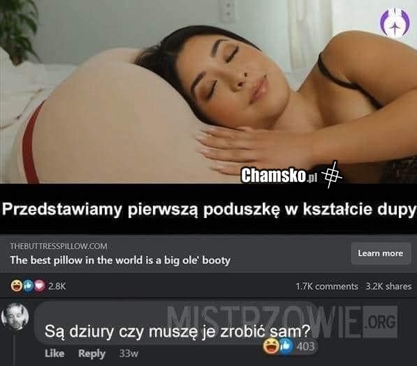 Nietypowa poduszka