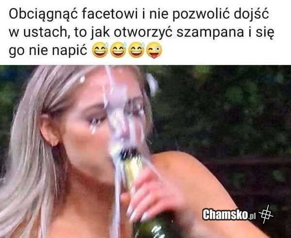 Otwieranie szampana