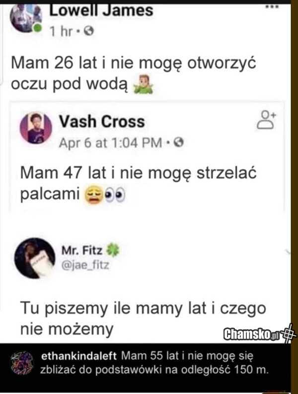 Czego nie możesz?