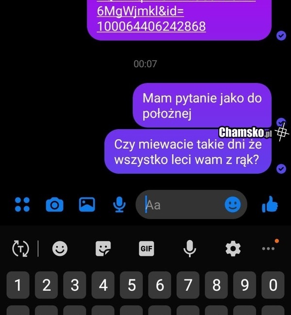 Pytanie do położnej
