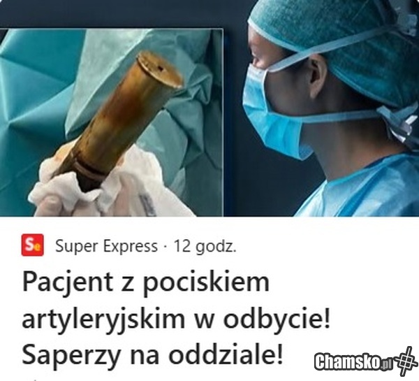 Nie mógł się wysrać?