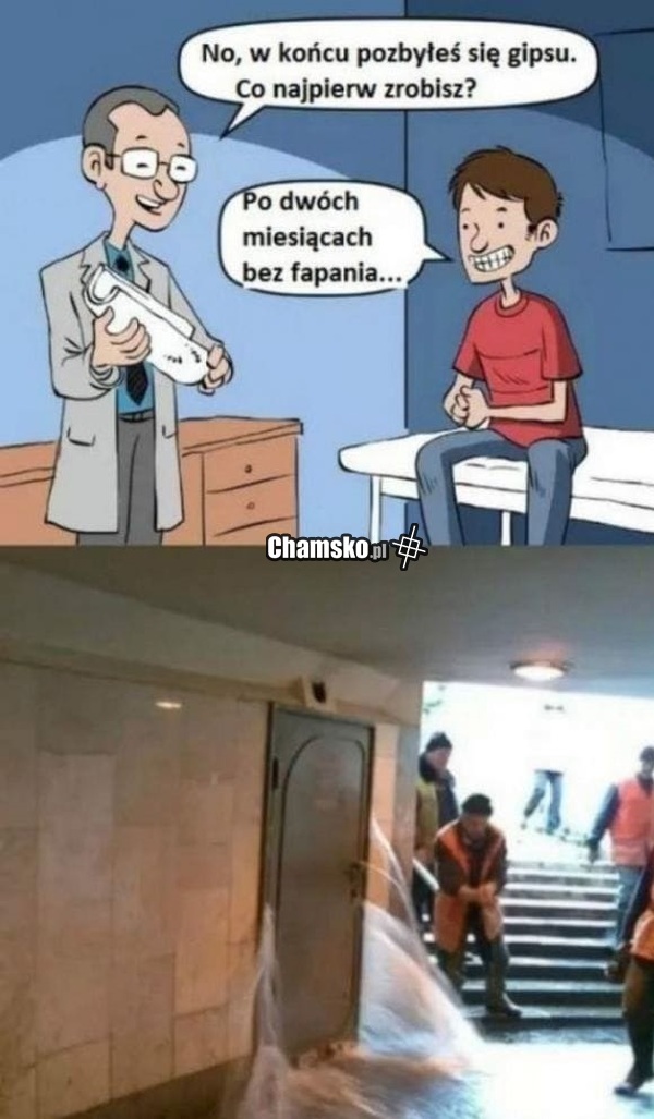 Po zdjęciu gipsu