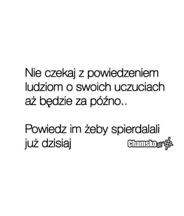 Powiedz o uczuciach