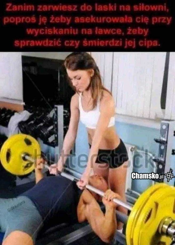 Pomoc na siłowni
