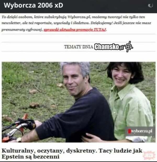 Wyborcza jak zawsze promuje najlepsze