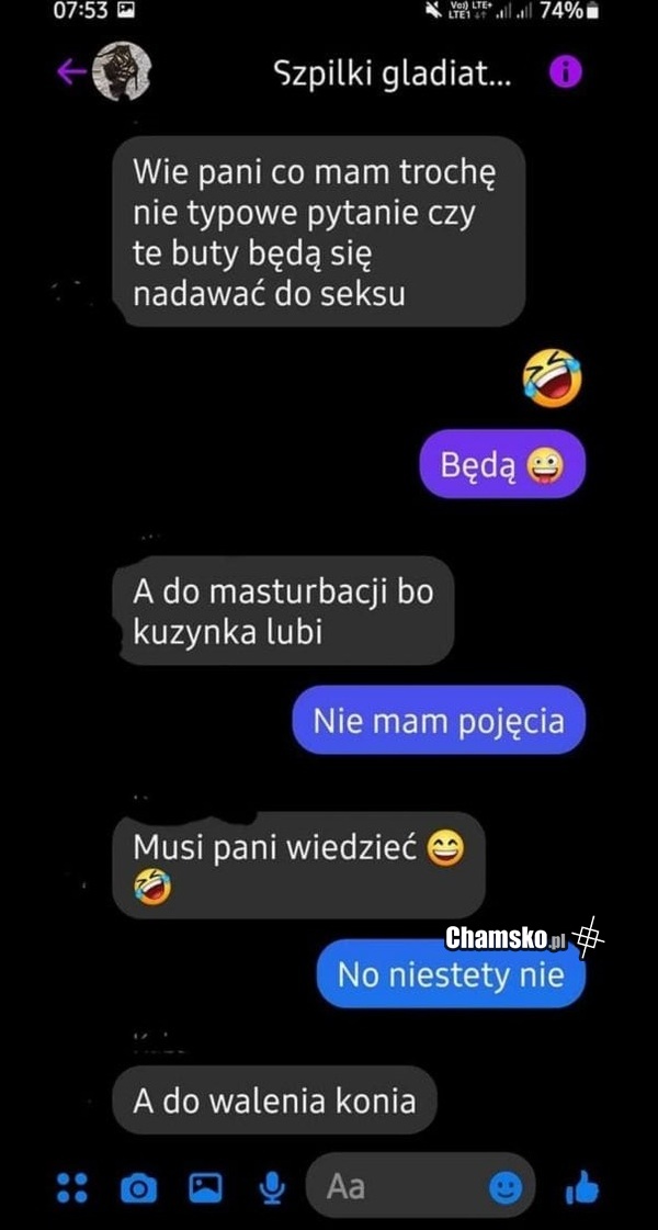 Normalne pytania podczas kupowania butów