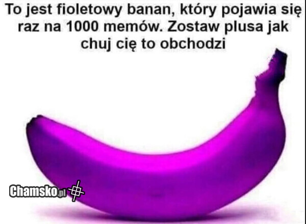 Fioletowy banan
