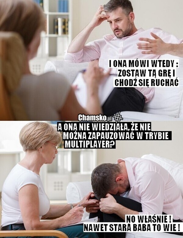 Żalenie się u psychologa