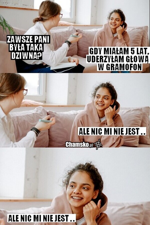Mały upadek w dzieciństwie