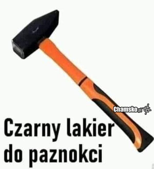 Czarny lakier