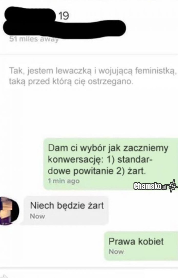 Początek konwersacji