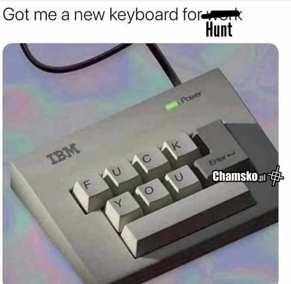 Klawiatura admina chamsko
