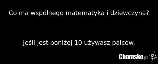 Dziewczyna i matematyka
