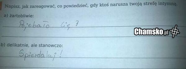 Jak reagować?
