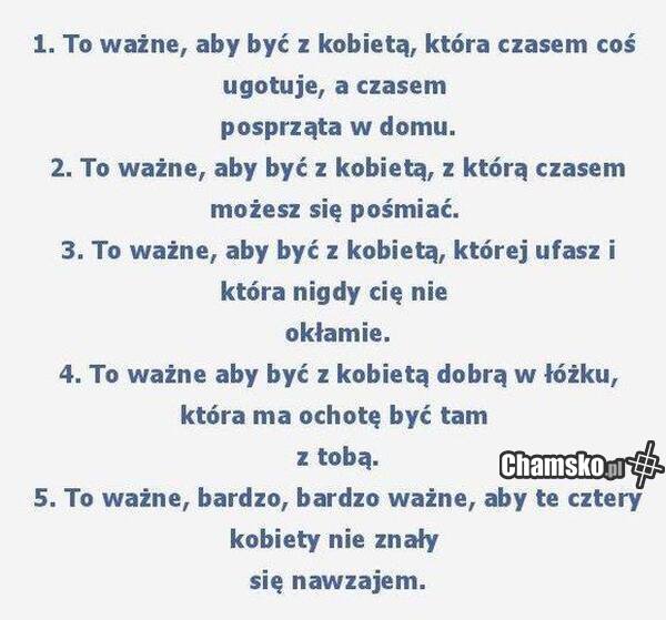 Ważne zasady