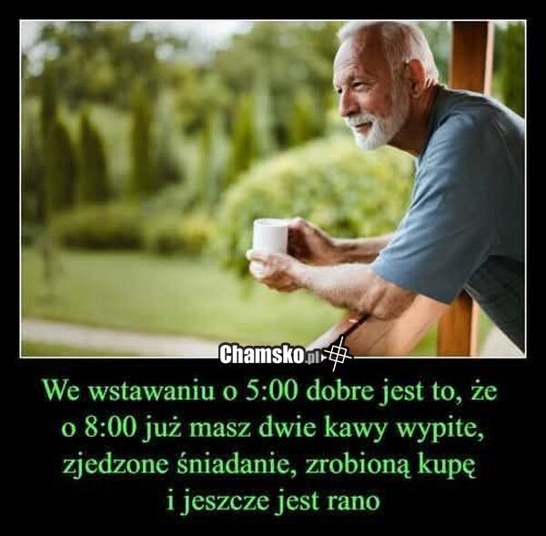 Wczesne wstawanie