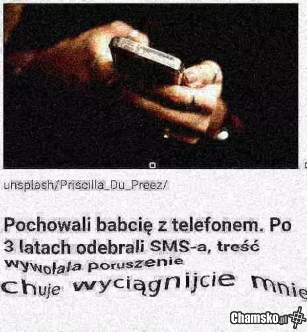 SMS od babci