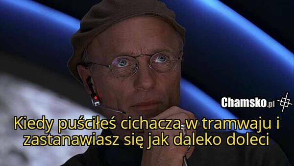 Cichacz w tramwaju