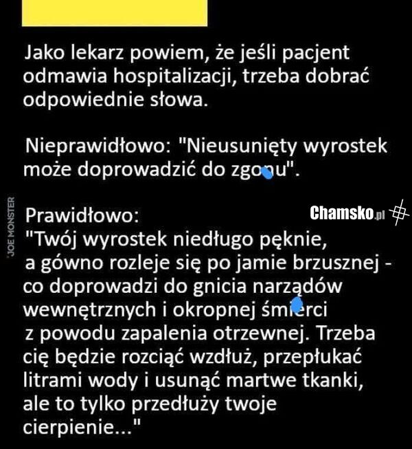 Odpowiedni dobór słów
