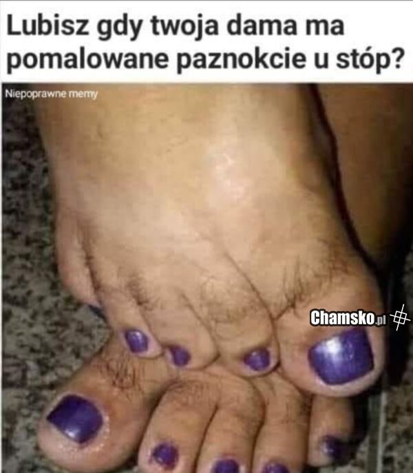 Pomalowane paznokcie
