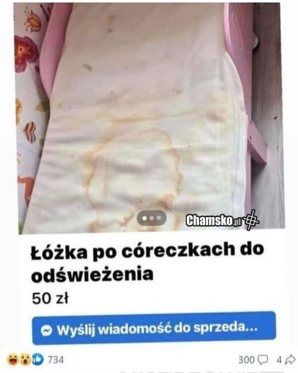 Kto chce łóżeczko?