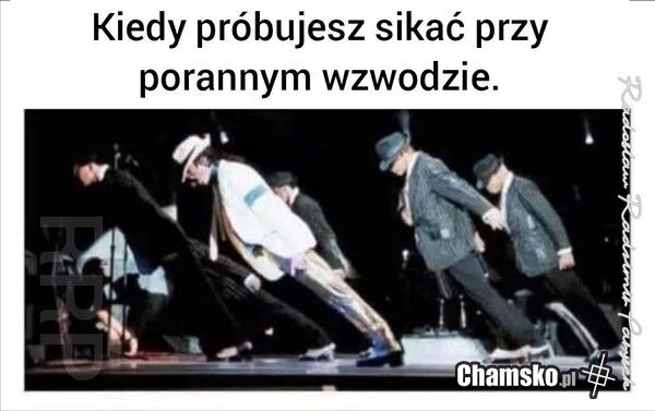 Sikanie każdego ranka