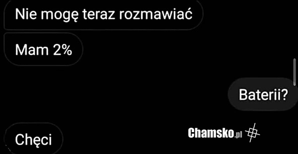Nie mogę teraz rozmawiać