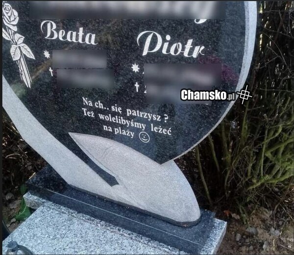 Ciekawy nagrobek