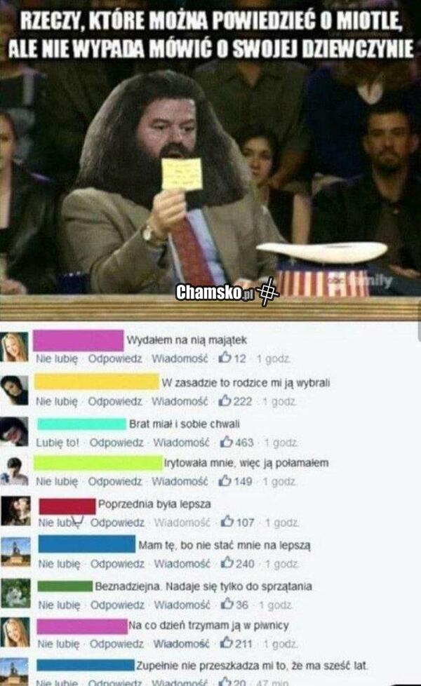 Co można powiedzieć o miotle