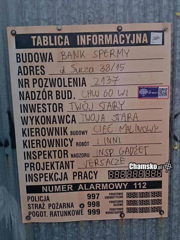 Tablica informacyjna